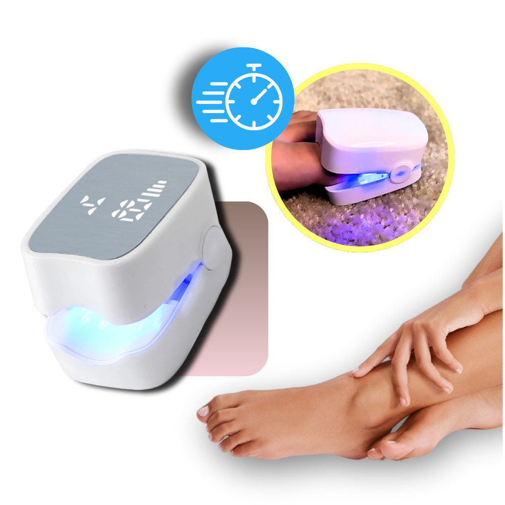 Dual Laser Nail Treatment Device with Cold Laser and Blue Light Technology