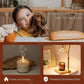 Electric Candle Warmer with Adjustable Arm and Dimmer Timer, Flower Glass Shade