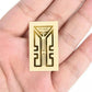 Antenna Signal Sticker with Gold Finish and Adhesive Installation for Wireless Devices