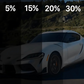 Window Tint Film for Automotive Glass with 99% UV Blocking and Heat Reduction, 20ft