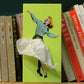 Tissue Box Cover with Billowing Skirt and Removable Weighted Base, Fits Standard Refills