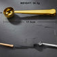 Tea Scoop with Built-In Bag Clip and One Teaspoon Measure, Stainless Steel