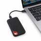 Portable External SSD, High Speed Shockproof Solid State Drive, Compact External Storage for Files, Photos, Videos and Backups