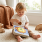 Tactile Fabric Activity Book with Interactive Elements and Movable Shapes