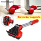 Heavy Furniture Roller Set with Lifting Tool and 360-Degree Wheels, Scratch-Proof