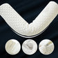 Memory Foam Neck Pillow with Cotton Cover and Shape Retention, Three Sizes Available