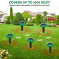 Solar Powered Ultrasonic Mole and Rodent Repeller 4 Pack