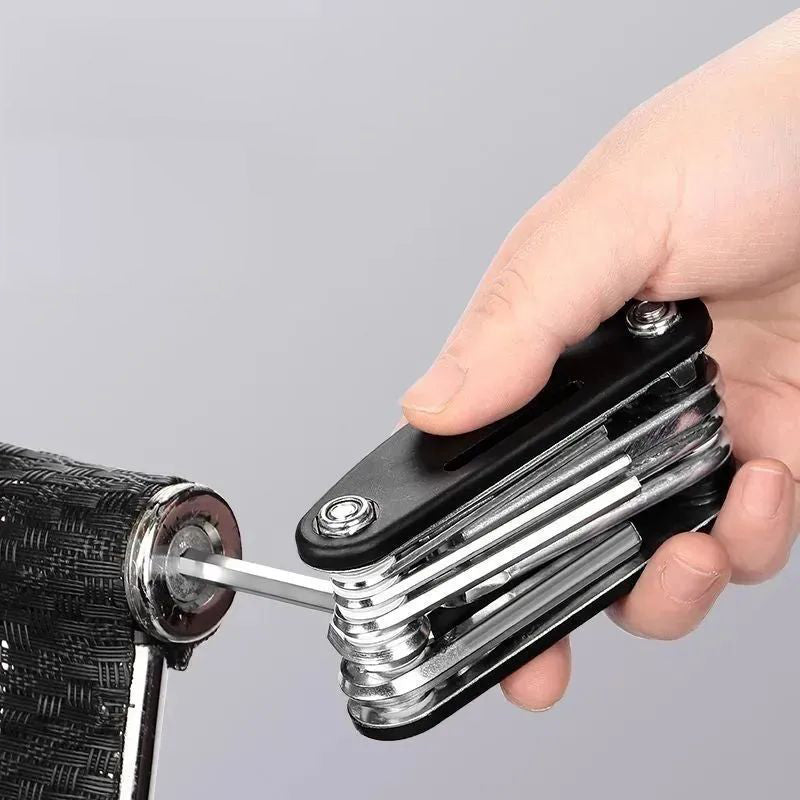 16-in-1 Socket Wrench with Rotating Head and Non-Slip Grip for Home Repair