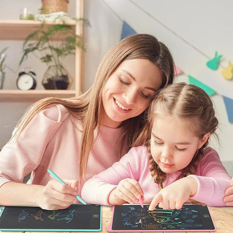 LCD Writing Tablet with Pressure Sensitive Screen and Lock Switch for Toddlers