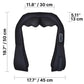Rotating Node Massager with U-Shaped Design and Adjustable Control Panel
