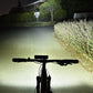 LED Bike Light with USB-C Rechargeable Power and Quick-Attach Mount, Weather-Resistant