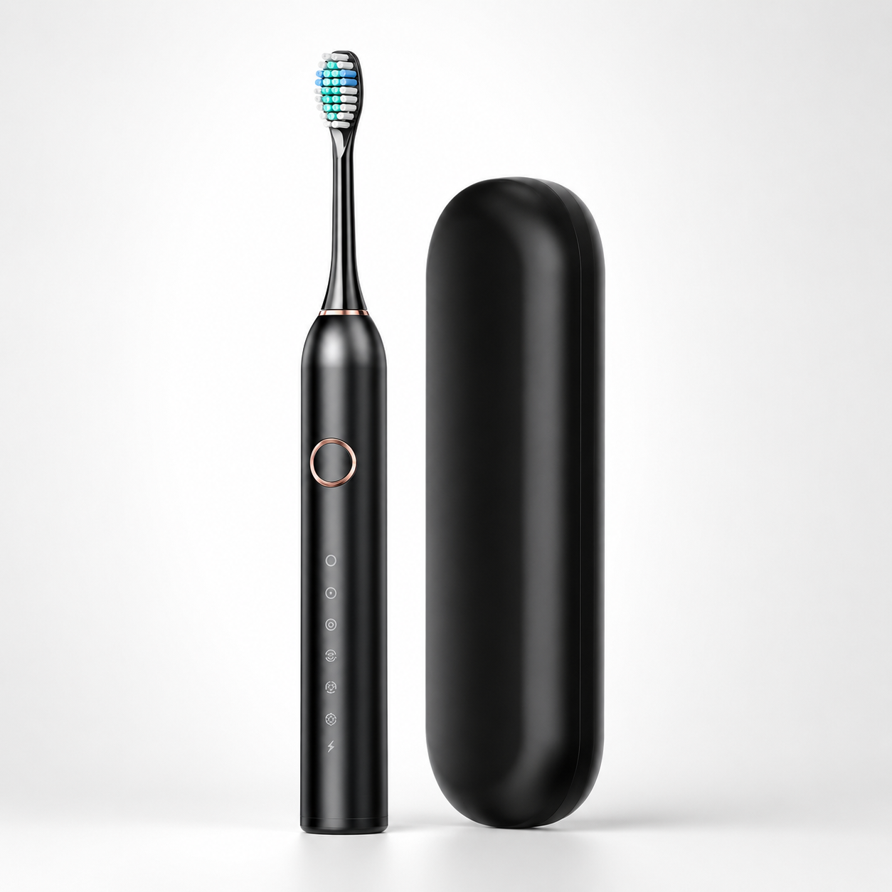 Sonic Electric Toothbrush with Timer and Four Replacement Heads, IPX7 Rated