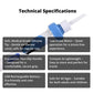 Electric Ear Wax Suction Tool with Medical Grade Silicone Tip and 60-Minute Battery