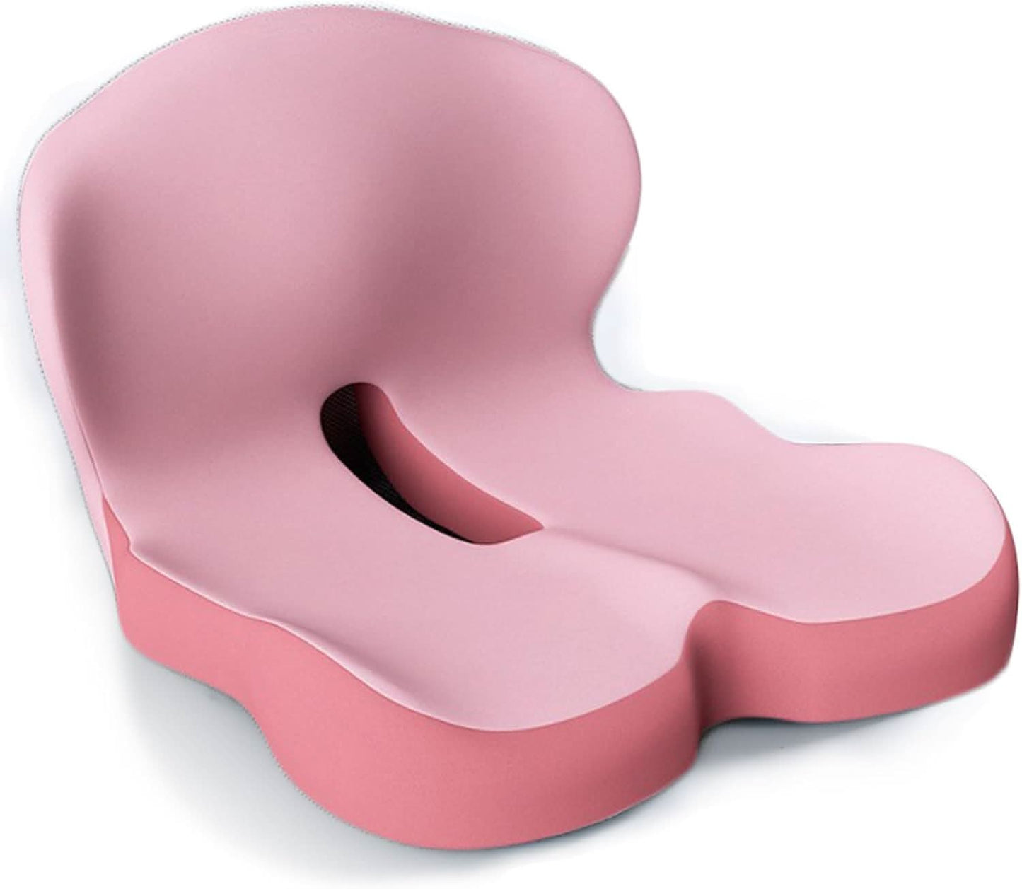 Memory Foam Seat Cushion with Non Slip Base and Machine Washable Cover