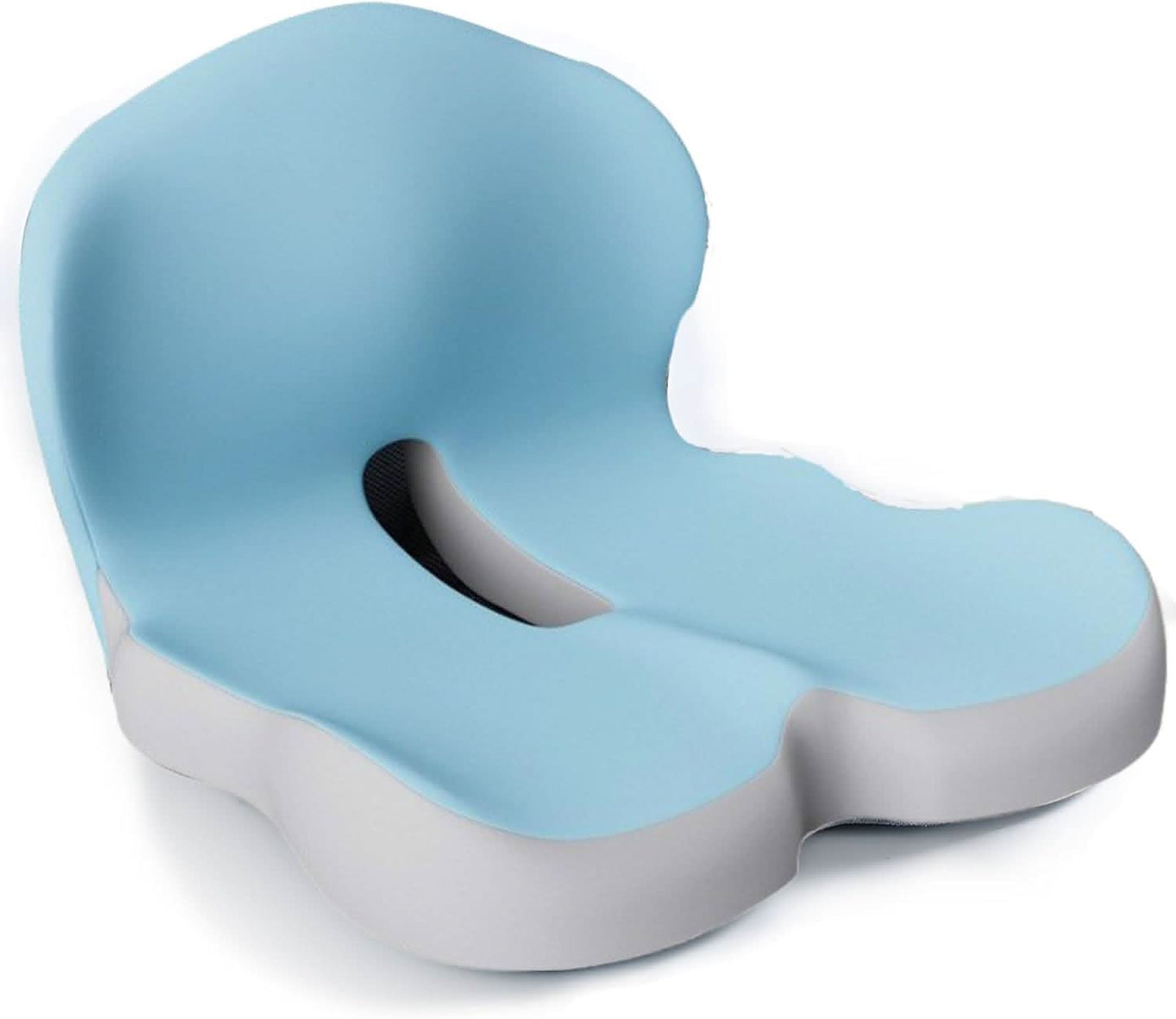 Memory Foam Seat Cushion with Non Slip Base and Machine Washable Cover