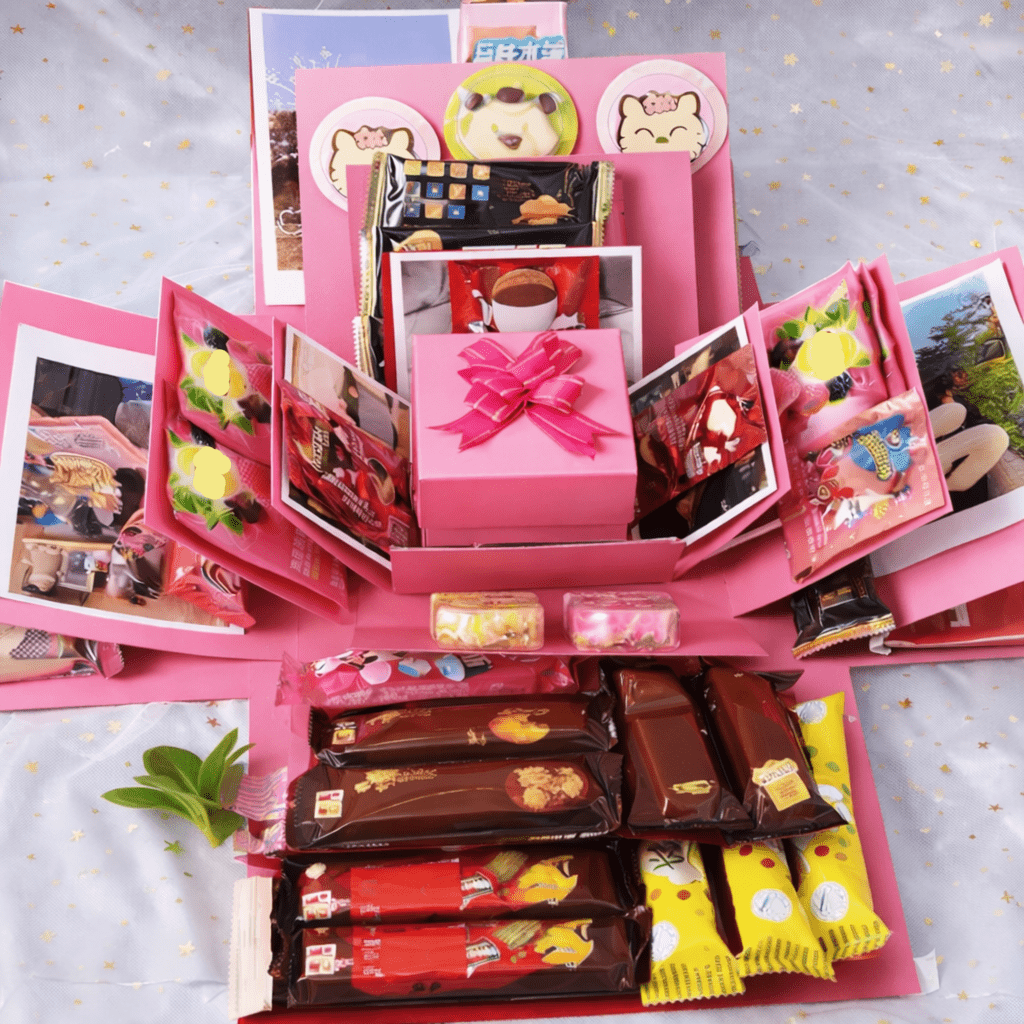DIY Explosion Gift Box Kit Personalized Surprises Memories - LICHTZOONE