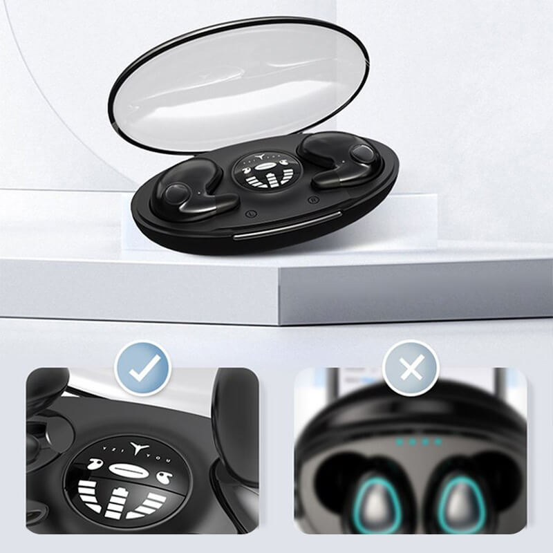 Wireless Sleep Earbuds with Dual Noise Reduction and 24-Hour Playback