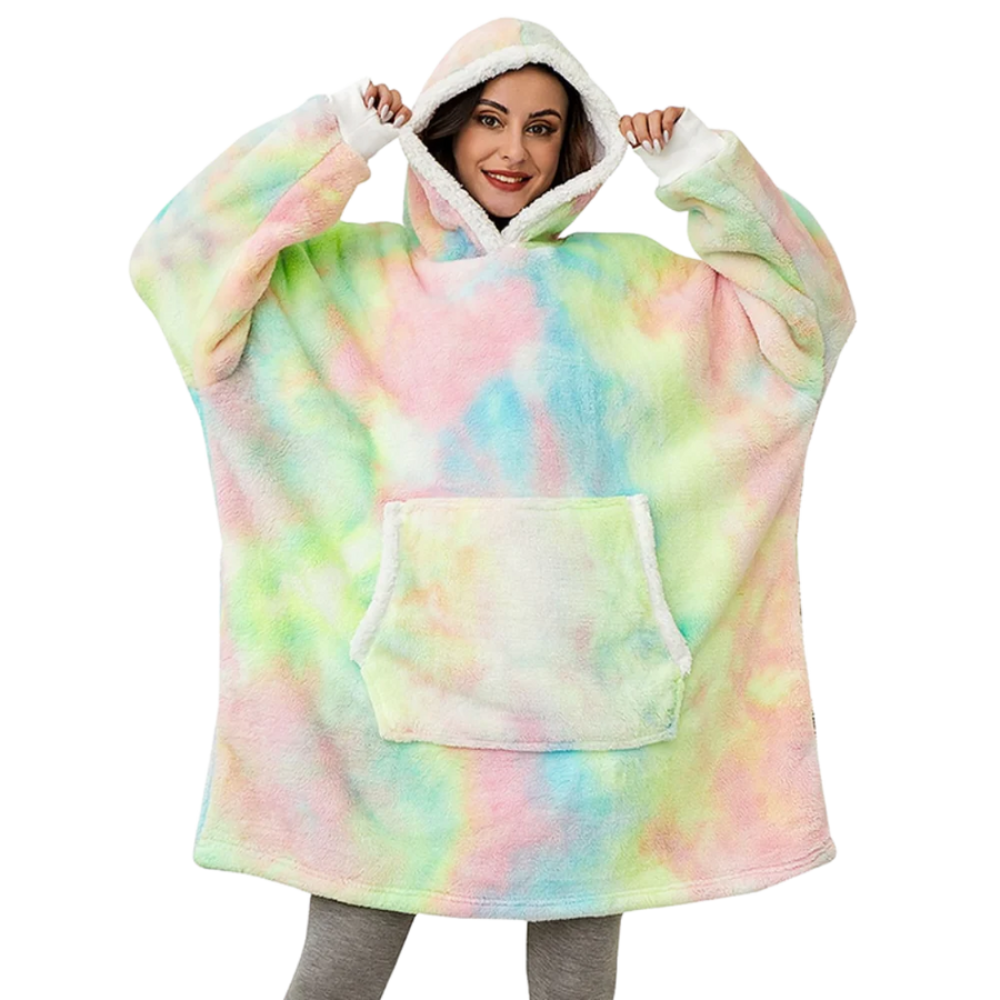 Mygametables Giant Blanket Hoodie, 2-in-1 Blanket and Hoodie