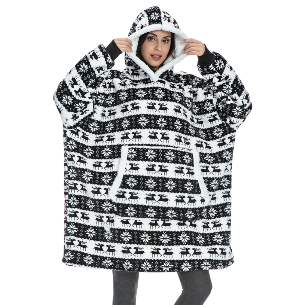 Mygametables Giant Blanket Hoodie, 2-in-1 Blanket and Hoodie