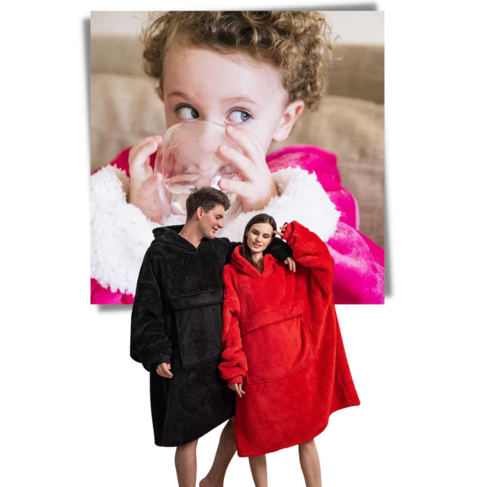 Mygametables Giant Blanket Hoodie, 2-in-1 Blanket and Hoodie