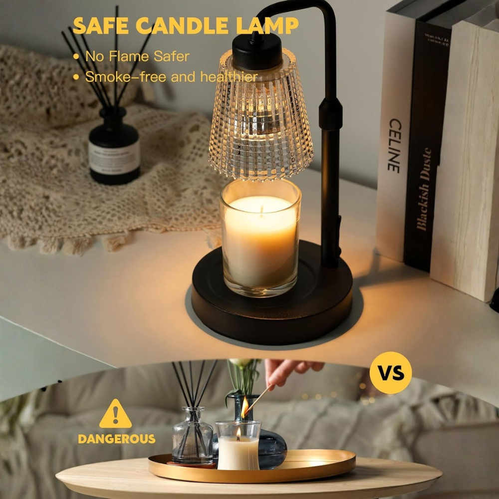Mygametables Candle Warmer Lamp Dimmable Adjustable Height