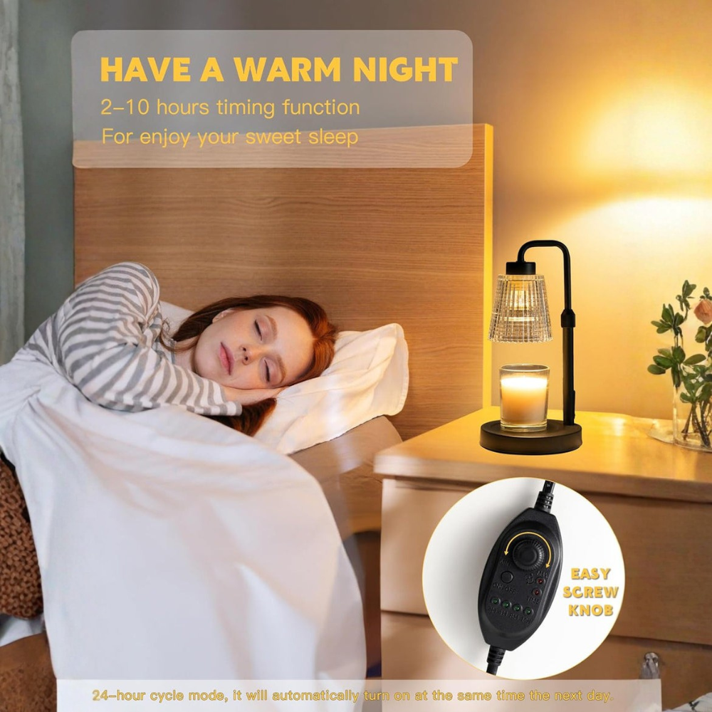 Mygametables Candle Warmer Lamp Dimmable Adjustable Height