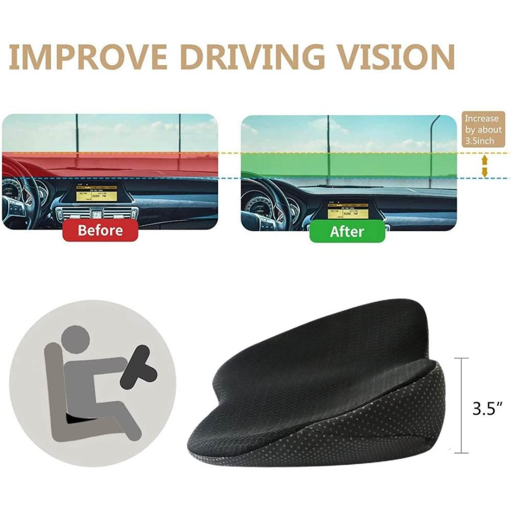 Adjustable Car Booster Seat Cushion for Comfortable Driving