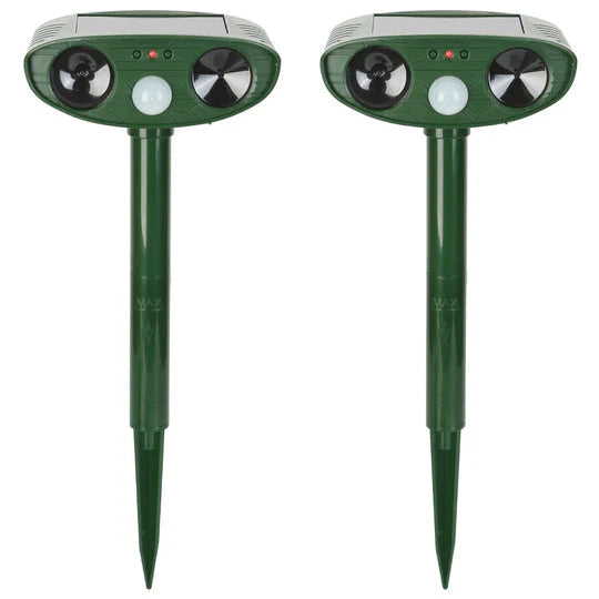 Ultrasonic Chipmunk Repeller Solar Powered Outdoor Pest Deterrent