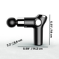 Handheld Percussion Massager with 32 Speed Settings and 4 Interchangeable Heads