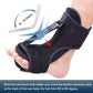 Adjustable Night Splint with Breathable Fabric and Arch Support for Foot Soreness