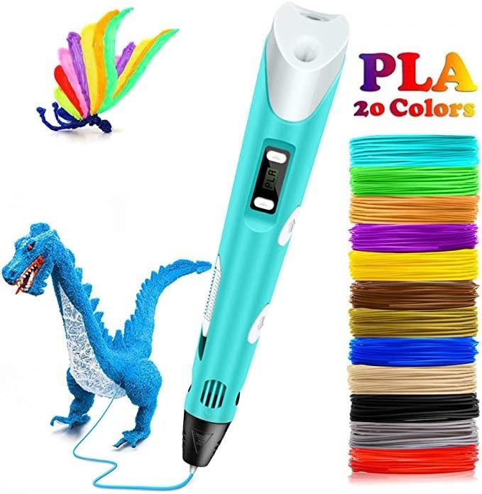 3D Drawing Pen with Temperature Control and Variable Speed, 50m Filament Included