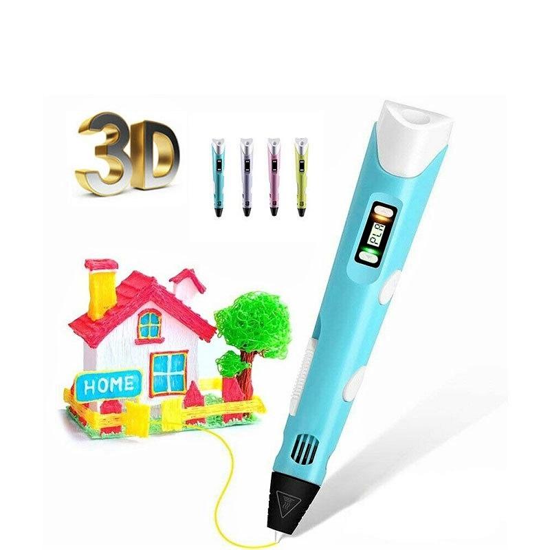 3D Drawing Pen with Temperature Control and Variable Speed, 50m Filament Included