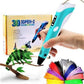 3D Drawing Pen with Temperature Control and Variable Speed, 50m Filament Included