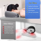 Face Down Pillow for Massage Table, Adjustable Face Pillow for Bed and Stomach Sleeping with Removable Gray Cover