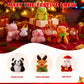 24 Mini Stuffed Animals Advent Calendar with Numbered Doors and Holiday Characters