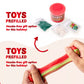 Slime Advent Calendar with 24 Daily Surprises and Holiday Charms, Festive Sprinkles