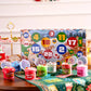 Slime Advent Calendar with 24 Daily Surprises and Holiday Charms, Festive Sprinkles