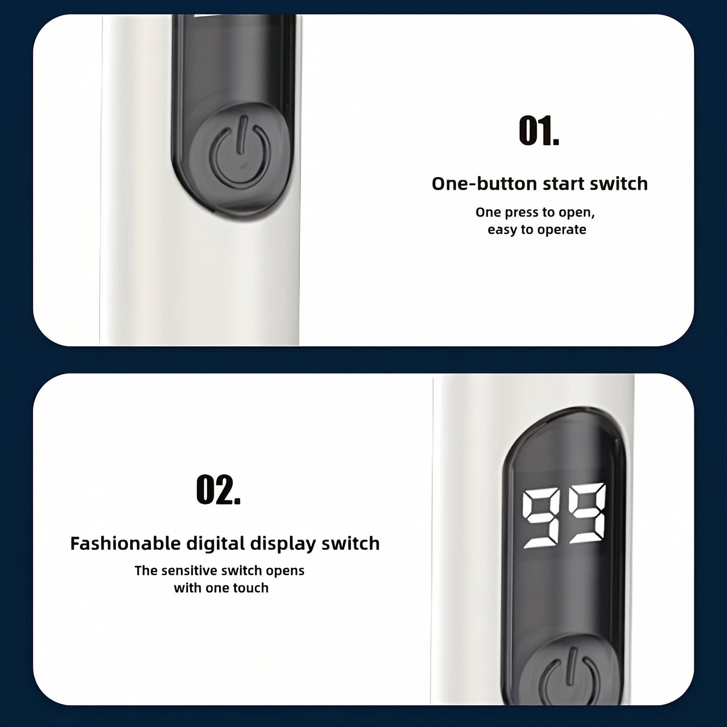 Portable Electric Nose Hair Trimmer, USB Rechargeable, No Pulling, Compact Trimmer for Nose, Ear & Eyebrow Hair