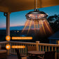 1500W Electric Ceiling Heater, Indoor Outdoor Hanging Heater for Home Patio Gazebo and Greenhouse