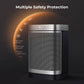 Portable Space Heater, Electric Indoor Heater with 70° Oscillation & Remote Control for Home, Office & Bedroom