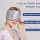 Weighted Sleep Mask, Strapless 360 Wraparound Light Blocking Eye Mask for Deep Pressure Relaxation, Travel and Stress Relief