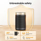 Portable Space Heater, Electric Indoor Heater with Adjustable Thermostat for Home, Office & Bedroom