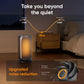 Quiet Portable Space Heater, Electric Indoor Heater with Remote Control for Home, Office & Bedroom
