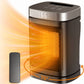 Portable Space Heater, Electric Indoor Heater with 70° Oscillation & Remote Control for Home, Office & Bedroom