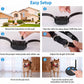 2 in 1 Wireless Dog Training Collar, Outdoor dog Containment System with Remote Control Safe Boundary