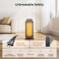 Quiet Portable Space Heater, Electric Indoor Heater with Remote Control for Home, Office & Bedroom