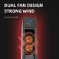 Oscillating Ceramic Space Heater, Electric Tower Heater with 3D Flame and Remote for Large Room Bedroom Office Home