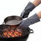 Extreme Heat Resistant Safety Gloves, BBQ Grill Welding Mittens, High Temperature Protective Gloves