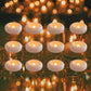 12 Pack Floating LED Tea Candles, Water Activated Waterproof Flameless Lights for Pools, Parties & Camping
