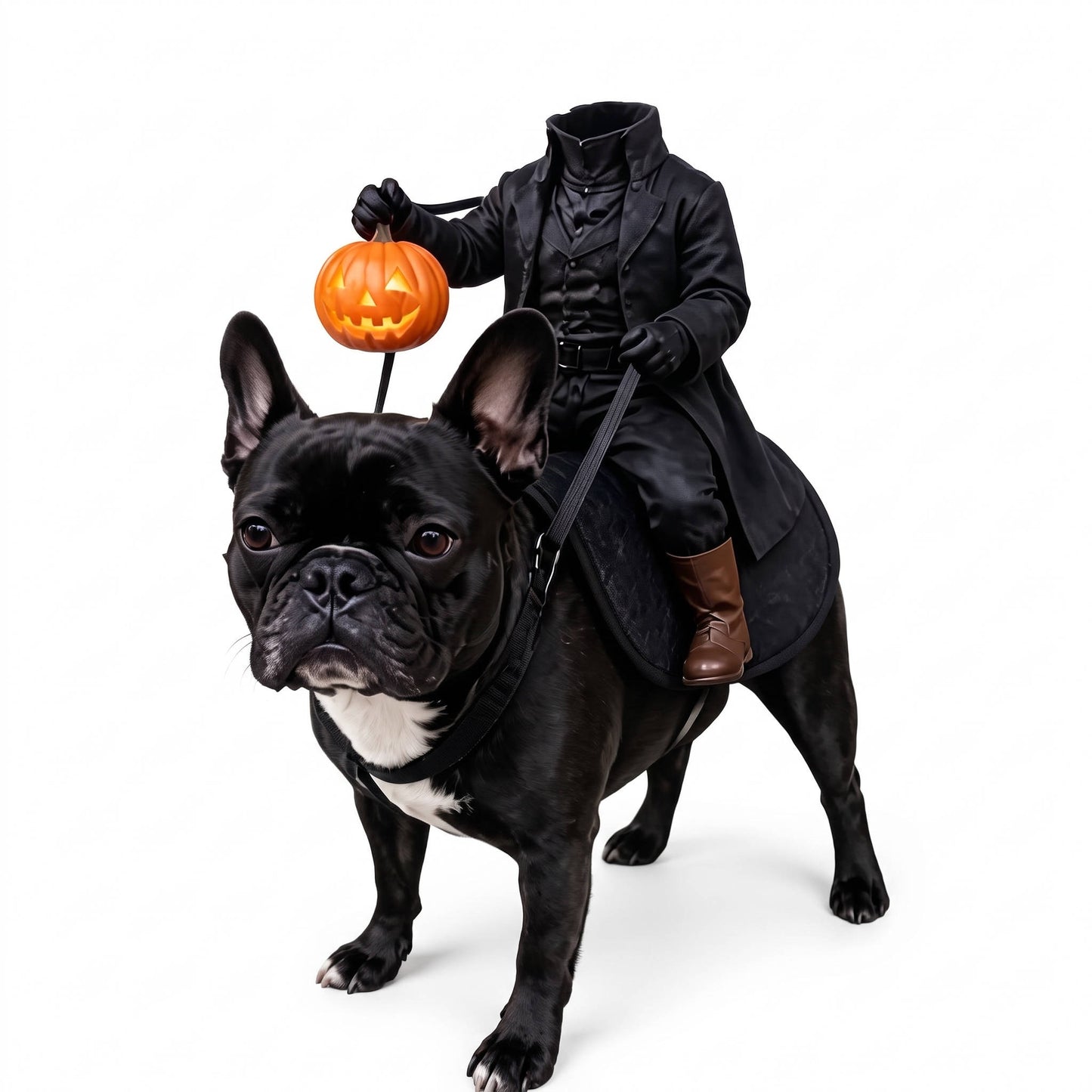 Headless Horseman Pet Costume, Halloween Costume for Cats and Dogs, Parties and Dress Up